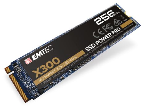 256 GB SSD PCI Express 3.0 M.2 X300 Power Pro 
