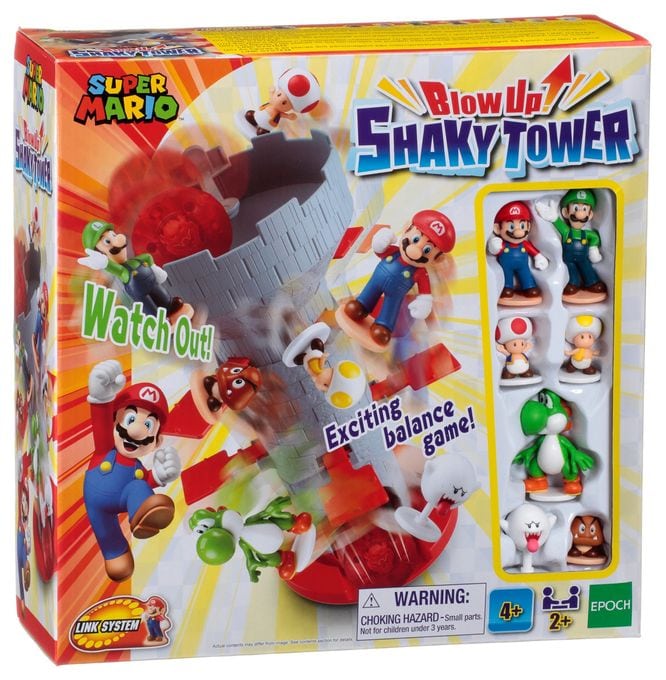 Brettspiel ab 4 Jahr(e) 7356 Super Mario Blow Up Shaky Tower 
