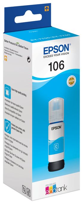 originale Druckerpatronen Cyan 70 ml 106 C13T00R240 