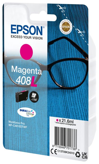 originale Druckerpatronen Magenta 21,6 ml 408L C13T09K34010 
