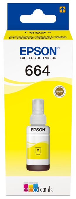 664 Ecotank Yellow ink bottle (70ml) 