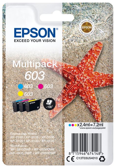 Multipack 3-colours 603 Ink 