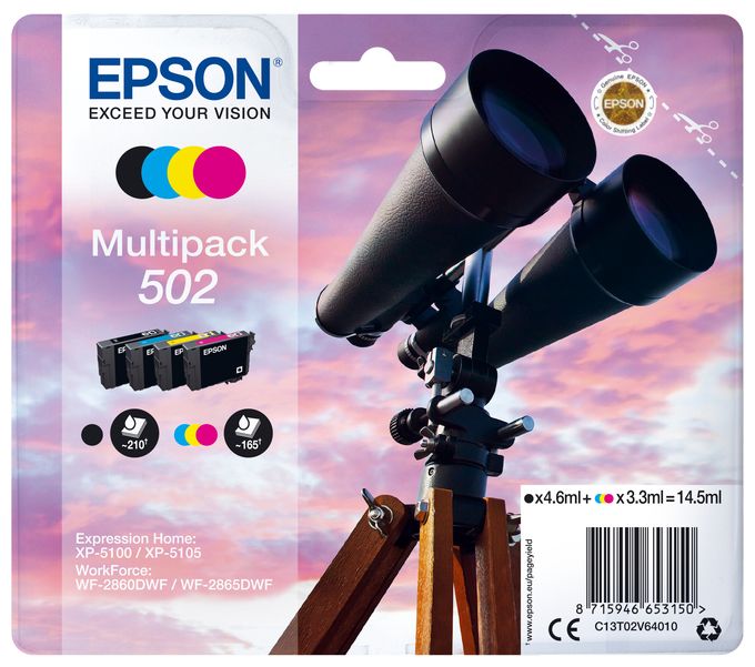 Multipack 4-colours 502 Ink 