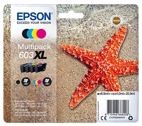 Multipack 4-colours 603XL Ink 