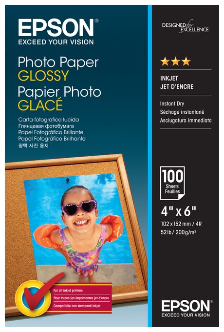 Photo Paper Glossy - 10x15cm - 100 Blätter 