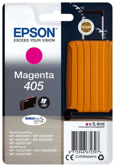 Singlepack Magenta 405 DURABrite Ultra Ink 
