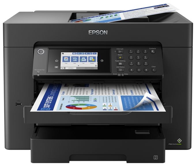All in One A3 Tintenstrahl Drucker 4800 x 2400 DPI WorkForce Pro WF-7840DTWF 
