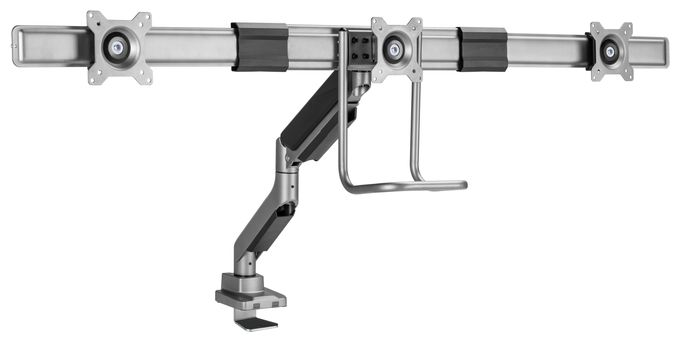 17"-27" Dreifach-Monitor-Tischhalterung 