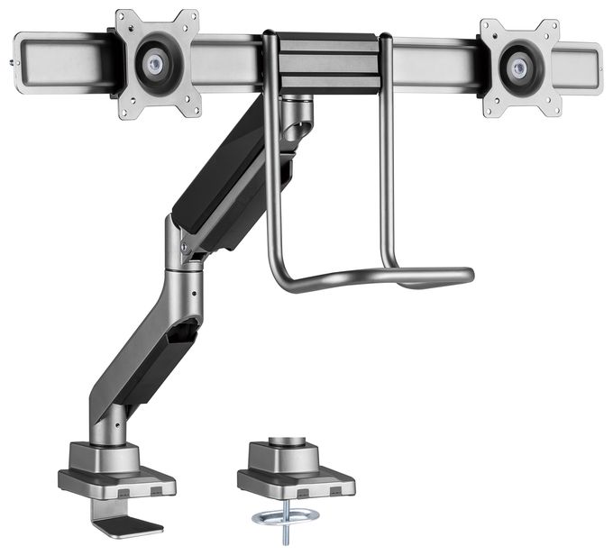 17"-32" Doppelmonitor-Tischhalterung 