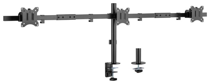 17"-32" Dreifach schwenkbare Monitor-Schreibtischhalterung 