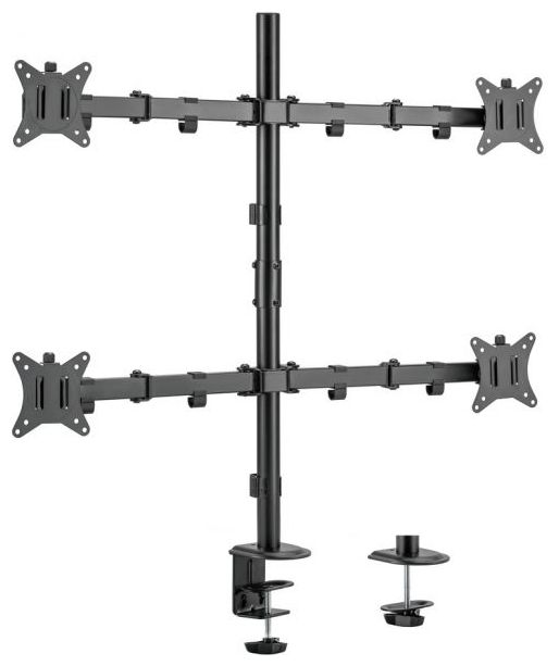 17”–32” Vierfach-Gelenk-Monitor/LCD-Tischhalterung 