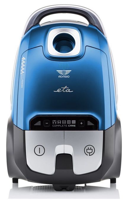 Bodenstaubsauger mit Staubbeutel 800 W HEPA (Schwarz, Blau, Silber) Adagio 