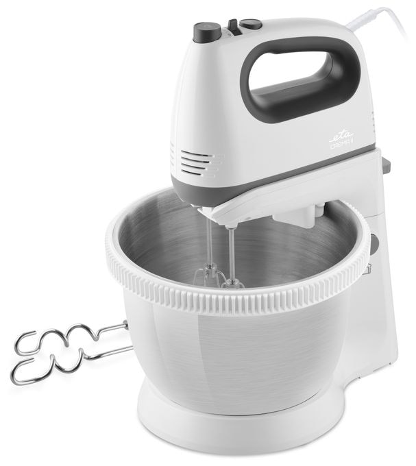 Handmixer 400 W 5 Stufen  Crema II (Grau, Weiß) 