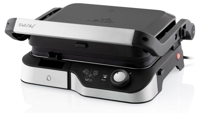 2000 W mit 308 x 230 mm Fläche  DeliChef (Schwarz) 