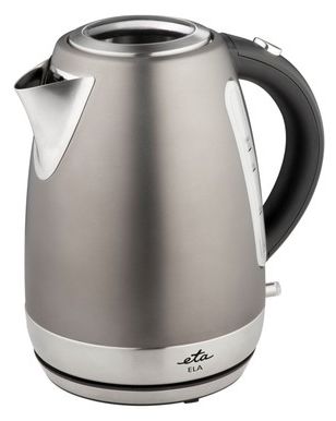 1,7 l Wasserkocher 2200 W (Anthrazit, Grau, Edelstahl) Ela 