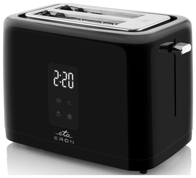 Toaster 930 W 2 Scheibe(n) 7 Stufen  Eron (Schwarz, Edelstahl) 