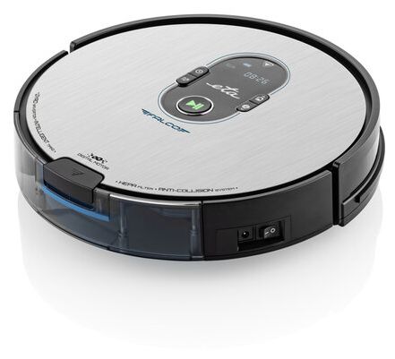 Saugroboter nass/trocken 120 min Akku  Falco Smart (Schwarz, Edelstahl) 