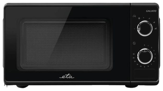 Freistehende Mikrowelle 700 W Größe: klein 6 Stufen  Galiato (Schwarz) 