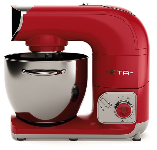 1200 W Küchenmaschine 5,5 l  Gratus Storio (Rot, Edelstahl) 