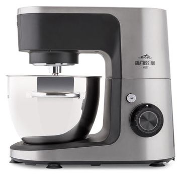 1200 W Küchenmaschine 4,5 l  Gratussino III (Schwarz, Grau) 