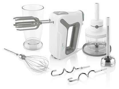 Handmixer 600 W 4 Stufen  Lento (Grau, Weiß) 