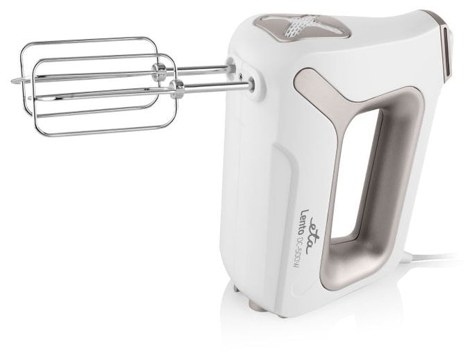 Handmixer 500 W 4 Stufen  Lento Elements (Weiß, Silber) 