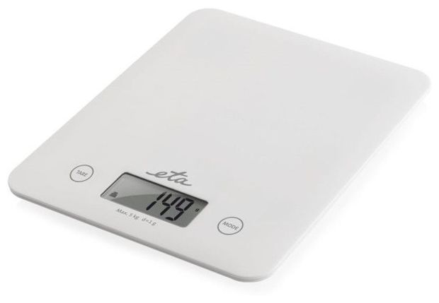 Elektronische Küchenwaage bis 5 kg Genauigkeit 1 g  Lori (Weiß) 