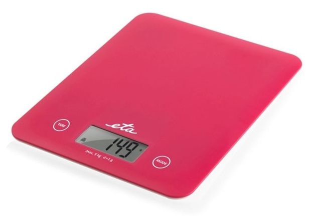 Elektronische Küchenwaage bis 5 kg Genauigkeit 1 g  Lori (Pink) 