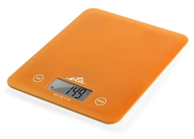 Elektronische Küchenwaage bis 5 kg Genauigkeit 1 g  Lori (Orange) 