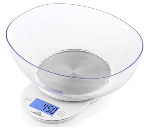 Elektronische Küchenwaage bis 5 kg Genauigkeit 1 g  Mari (Weiß) 