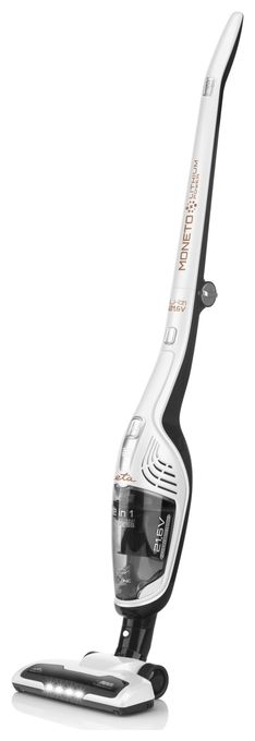 Handstaubsauger Beutellos bis 50 min Laufzeit 21,6 V HEPA  Moneto II (Schwarz, Weiß) 
