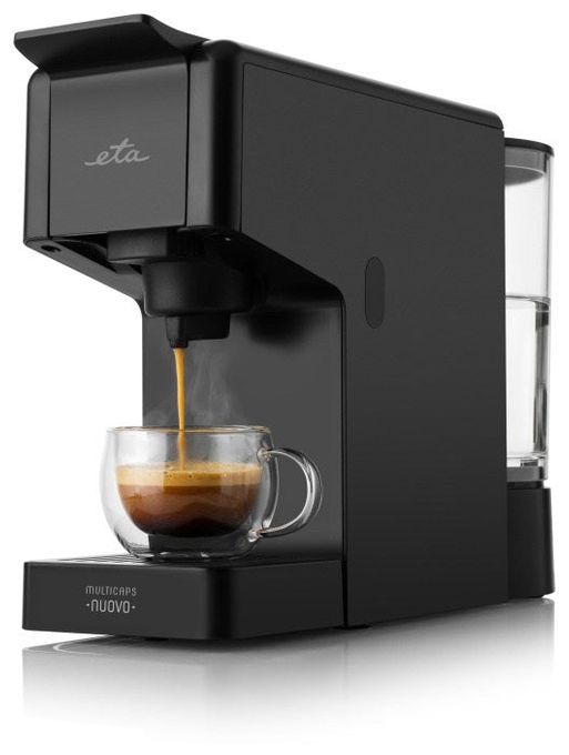 Gemahlener Kaffee/Kaffeekapsel Maschine  Multicaps Nuovo (Schwarz) 