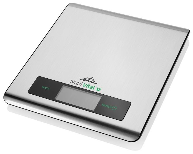 Elektronische Küchenwaage bis 5 kg Genauigkeit 1 g  Nutri Vital (Metallisch) 
