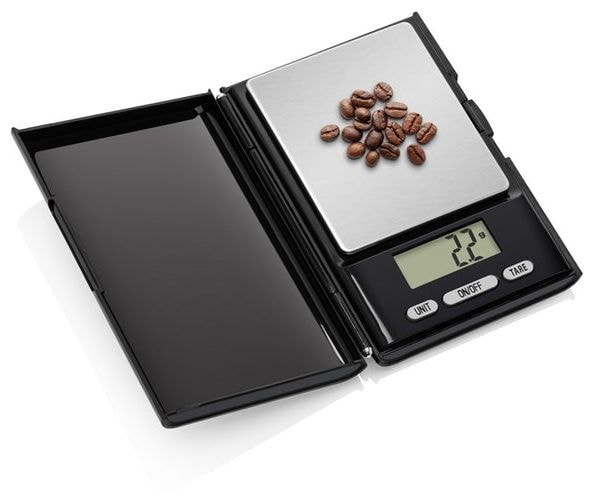 Elektronische Küchenwaage bis 0,5 kg Genauigkeit 0,1 g  Pocky (Schwarz) 