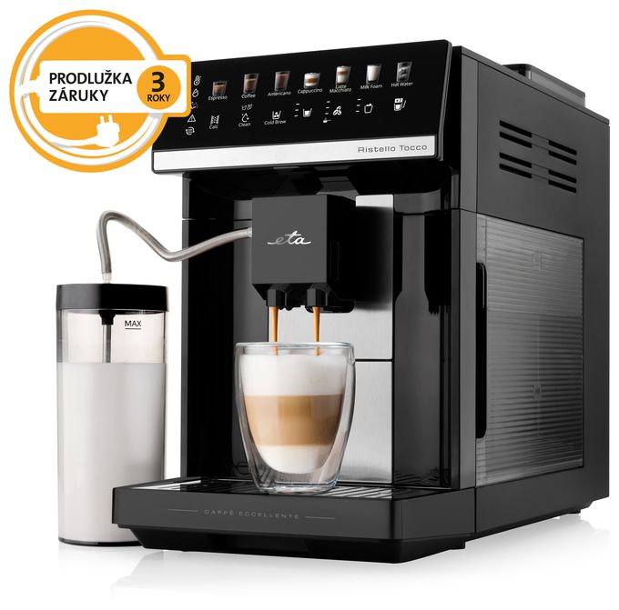 Kaffeevollautomat 1,8 l 450 g AutoClean  Ristello Tocco (Schwarz) 