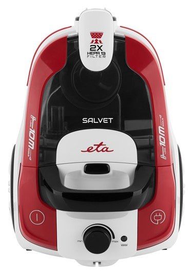 Bodenstaubsauger Beutellos 700 W HEPA  Salvet (Schwarz, Rot, Weiß) 