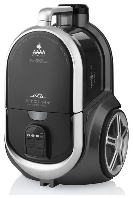 Bodenstaubsauger Beutellos 800 W HEPA  Stormy (Schwarz, Blau) 