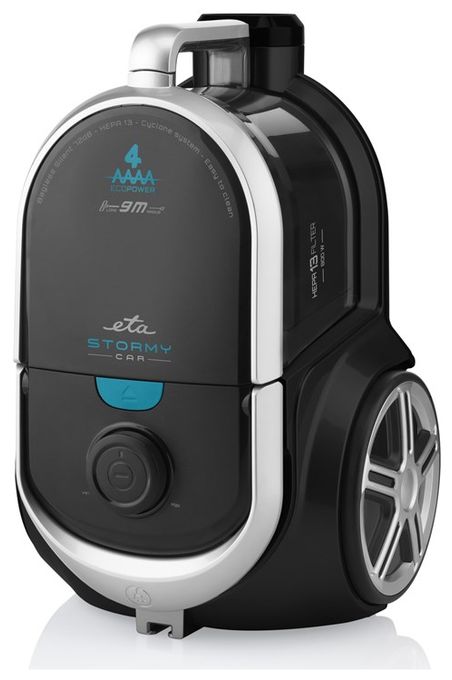 Bodenstaubsauger Beutellos 800 W HEPA  Stormy Car (Schwarz) 