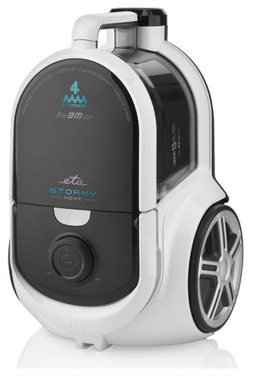 Bodenstaubsauger mit Staubbeutel 800 W HEPA  Stormy Home (Schwarz, Weiß) 