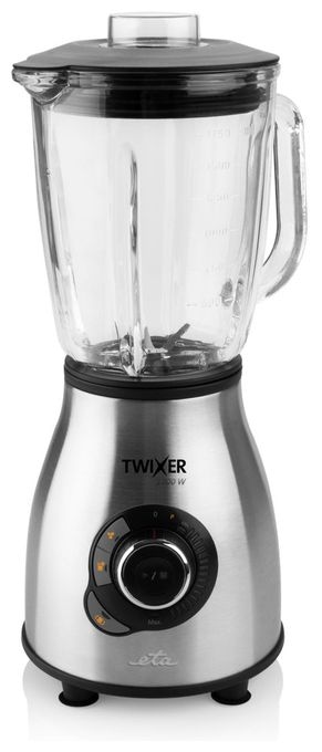 1,75 l Standmixer 1000 W  Twixer (Schwarz, Edelstahl) 