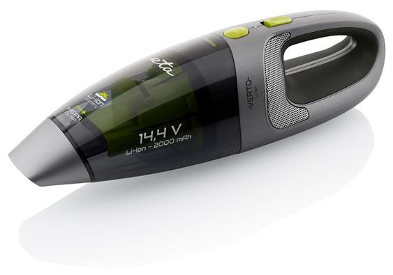 Handstaubsauger Beutellos bis 20 min Laufzeit 14,4 V HEPA  Verto (Schwarz, Grün) 