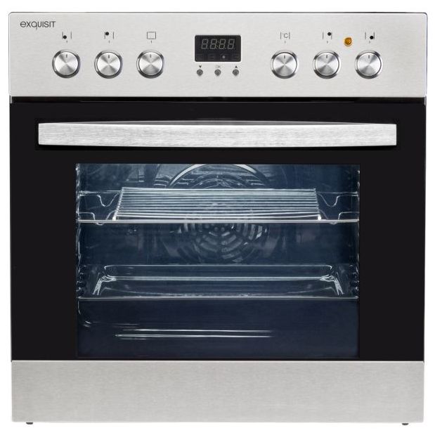 Herdset 58 l mit 60 cm Glaskeramik Kochfeld EHE185-1 
