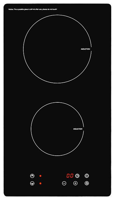 29 cm Induktions Kochfeld/Herdplatte 2 Zone(n) EKI300-2 autarkes 