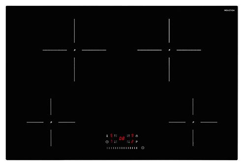 77 cm Induktions Kochfeld/Herdplatte 4 Zone(n) EKI802-19 S autarkes 