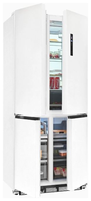 Side-by-Side Kühl-/ Gefrierkombination 270 l / 196 l 316 kWh NoFrost 1930 mm x 840 mm  EMD470-170-200E (Weiß) 