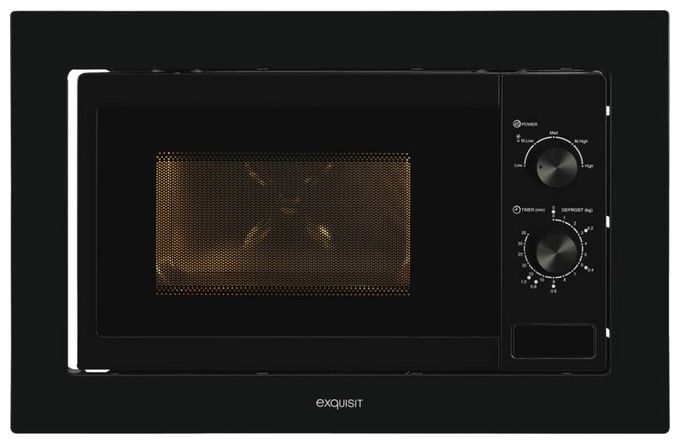 Einbau-Mikrowelle 800 W Größe: klein 5 Stufen (Schwarz) EMW10-020 