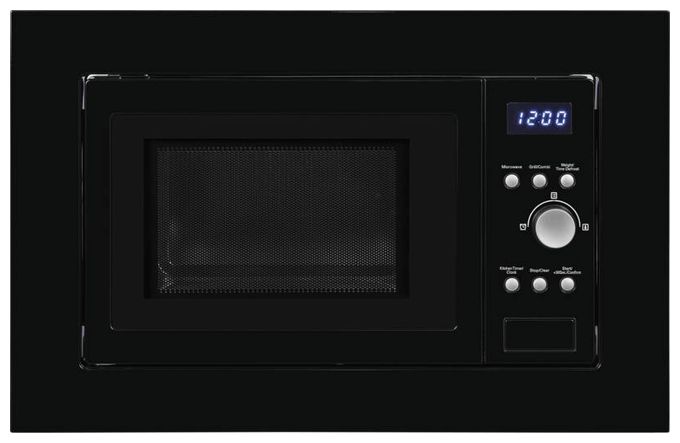 Einbau-Mikrowelle 1000 W Größe: klein 5 Stufen Grill (Schwarz) EMW1770-G-D-030 