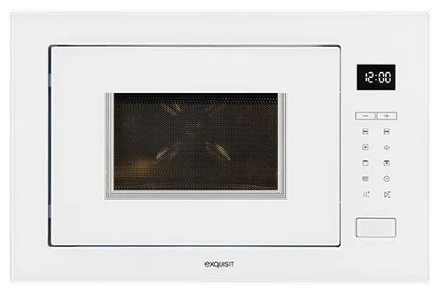Einbau-Mikrowelle 1200 W Größe: mittel 10 Stufen Grill (Weiß) EMW25-G-020 