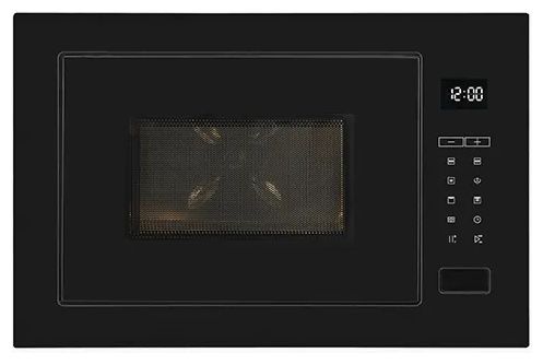 Einbau-Mikrowelle 1200 W Größe: mittel 10 Stufen Grill (Schwarz) EMW25-G-020 