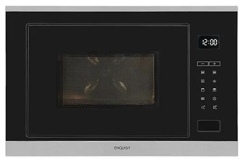 Einbau-Mikrowelle 1200 W Größe: mittel 10 Stufen Grill (Edelstahl) EMW25-G-020 
